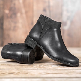 Small Swan Bottes noires décontractées le noir 1