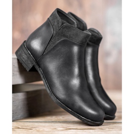 Small Swan Bottes noires décontractées le noir 2
