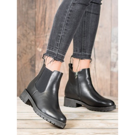 SHELOVET Bottines Chelsea noires 1