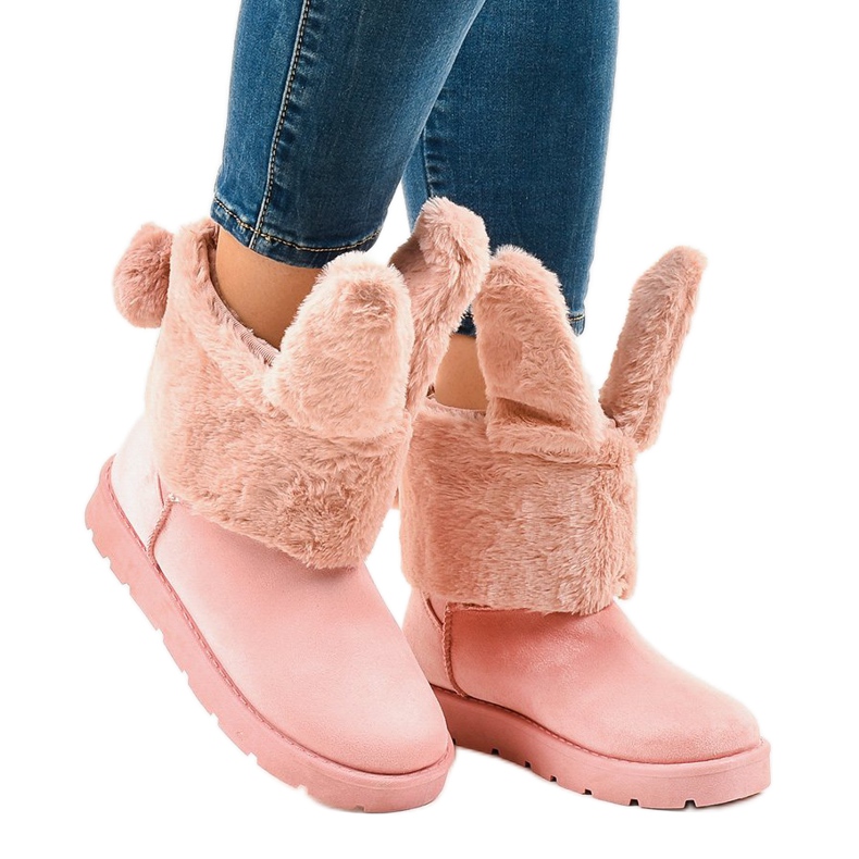Bottes esquimaux roses isolées NB137 1