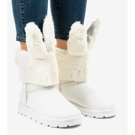 Bottes Eskimo isolées blanches NB137 1