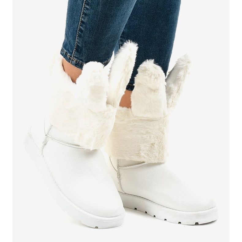 Bottes Eskimo isolées blanches NB137 2
