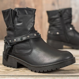 J. Star Ouvriers avec ceinture décorative noir 1