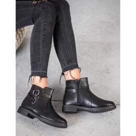 BLESS Bottes noires à boucle le noir 2