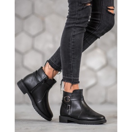 BLESS Bottes noires à boucle le noir 3