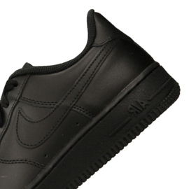 Nike Air Force 1 Gs Jr 314192-009 chaussures le noir 1