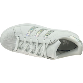 Chaussures Adidas Originals Superstar Jr F33889 blanc 2