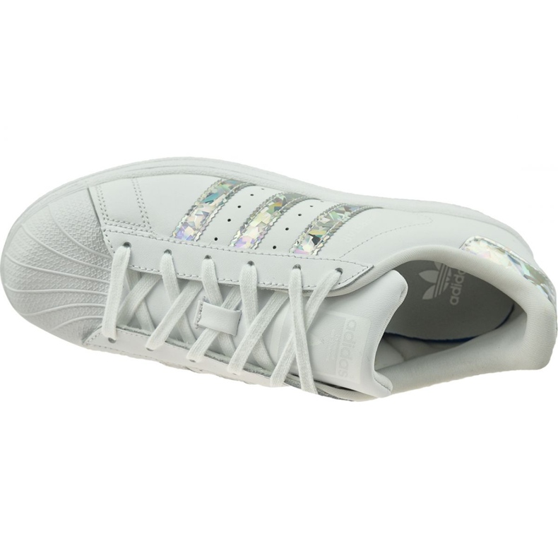 Chaussures Adidas Originals Superstar Jr F33889 blanche 2