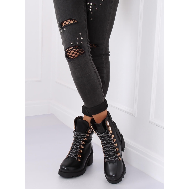 Bottes noires pour femmes noires HE110 Noir 2