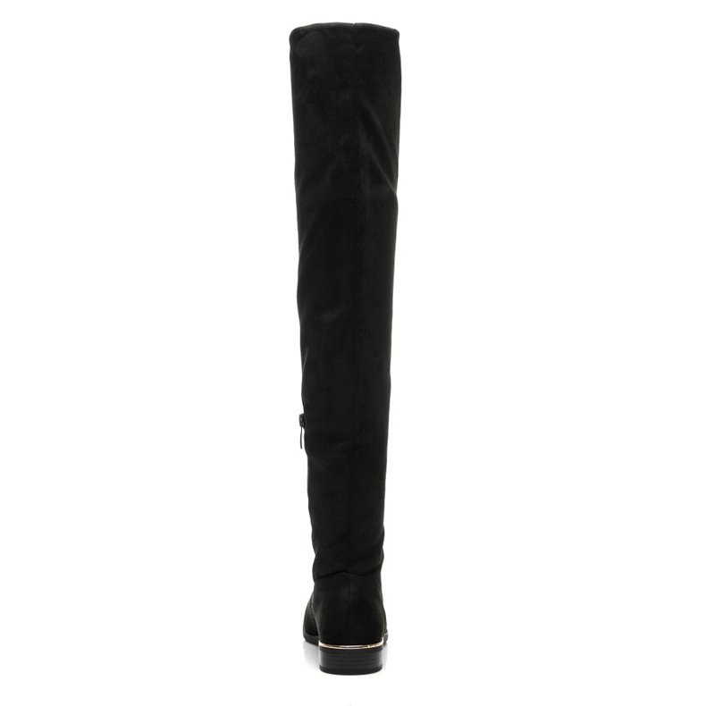 Super Me Bottes d'équitation au-dessus du genou noir 1