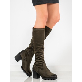 Bottes sur la plateforme VINCEZA vert 1 Bottes sur la plateforme VINCEZA vert 1