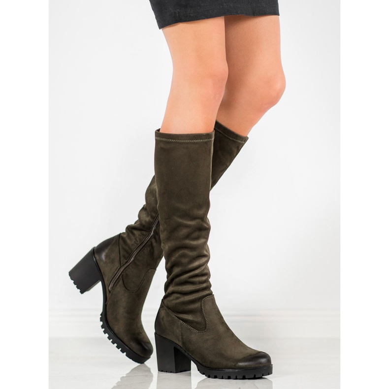 Bottes sur la plateforme VINCEZA vert 1 Bottes sur la plateforme VINCEZA vert 1