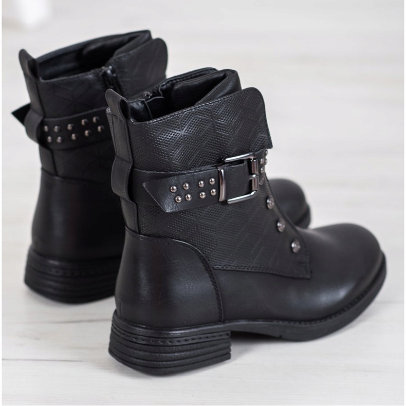 J. Star Bottes noires avec élastique 2