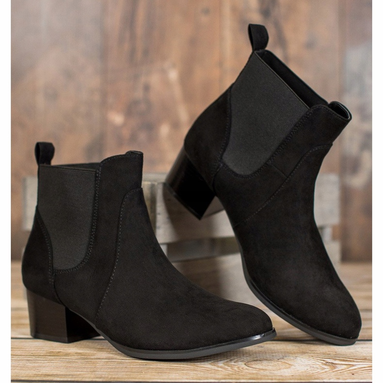 Kylie Bottines Chelsea classiques noir 1