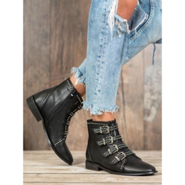 Bestelle Bottes Rock noires le noir 1