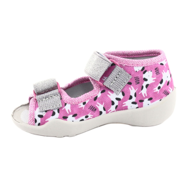 Chaussures enfant Befado 242P095 rose gris 1