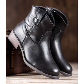 Nio Nio Bottes de cowboy noires 1