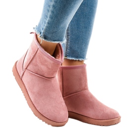 Bottes esquimaux roses chaudes B207-3 1