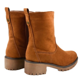 Bottes hautes en daim marron 8B905 brun 3
