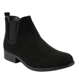 Bottines Jodhpur plates ML34 noires 1