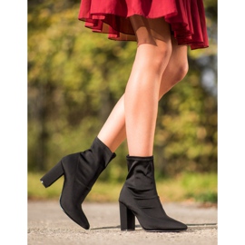 RTX WALK Bottes à enfiler en textile noir 1
