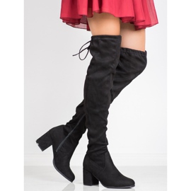 SHELOVET Cuissardes noir 1