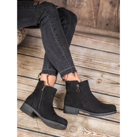 SHELOVET Bottes noires le noir 1