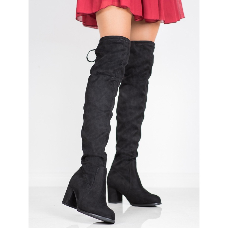 J. Star Bottes à enfiler sur un poteau noir 2