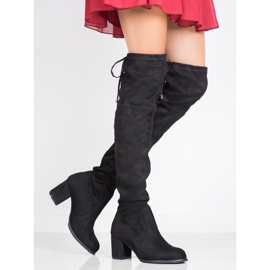 J. Star Bottes à enfiler sur un poteau noir 1