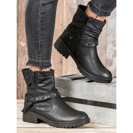 CABIN Ouvriers avec ceinture décorative noir 2