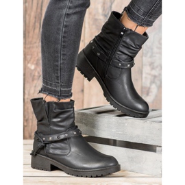 CABIN Ouvriers avec ceinture décorative noir 1