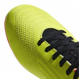 Jr adidas Predator 18.4 FxG Jr DB2321 chaussures de football multicolore vert 3