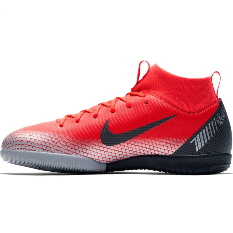 Nike Mercurial Superfly X 6 Academy Gs CR7 Ic Jr AJ3110 600 chaussures de football multicolore rouge 2
