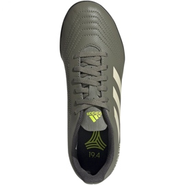 Chaussures de foot Adidas Predator 19.4 Tf Jr EF8222 multicolore vert 1