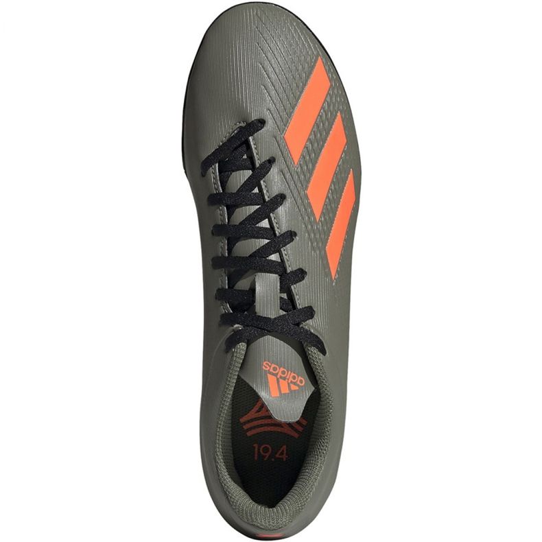 Chaussures de football adidas X 19.4 Tf EF8370 M vert gris 1 Chaussures de football adidas X 19.4 Tf EF8370 M vert gris 1