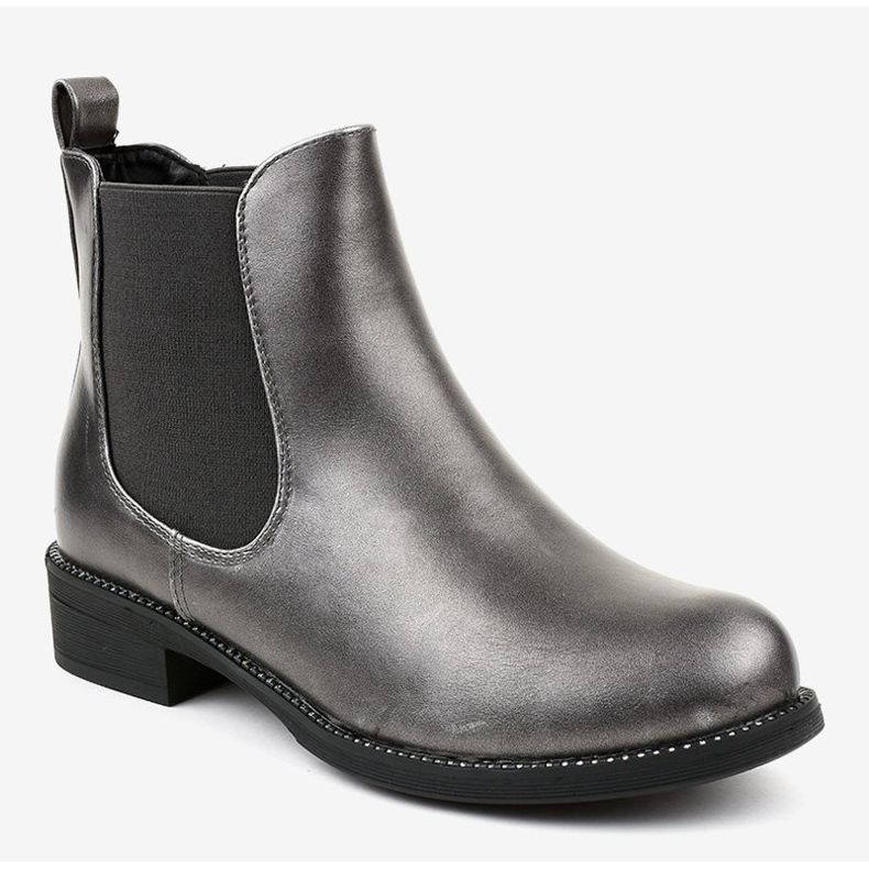 Bottines plates grises 7513-PA 1 Bottines plates grises 7513-PA 1