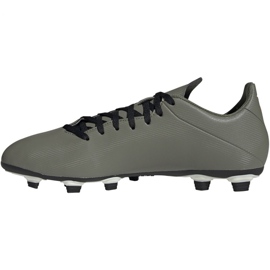 Chaussures de foot Adidas X 19.4 M FxG EF8368 vert vert 2