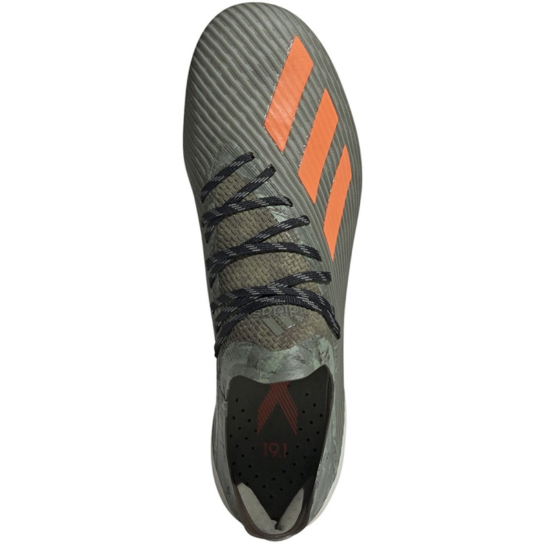 Chaussures de foot Adidas X 19.1 M Fg EF8296 vert vert 1