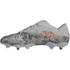 Chaussures de football Adidas Nemeziz 19.2 M Fg EF8288 multicolore gris 1