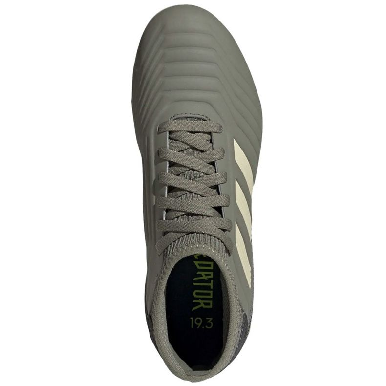 Chaussures de foot Adidas Predator 19.3 Fg Jr EF8215 gris 1