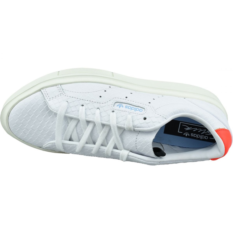 Chaussures Adidas Sleek Super W EF1897 blanche blanche 2 Chaussures Adidas Sleek Super W EF1897 blanche blanche 2
