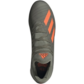 Chaussures de foot Adidas X 19.3 Tf M EF8366 vert gris 1