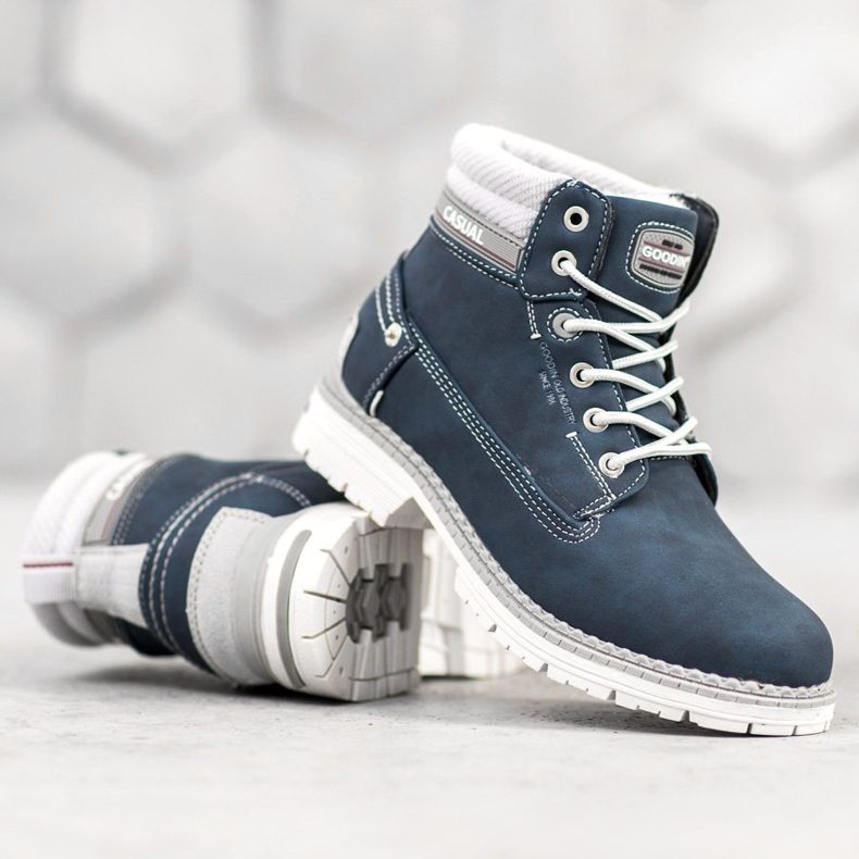 Goodin Trappeurs sportifs bleu 1