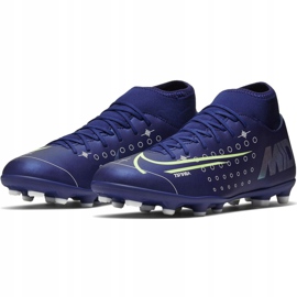Chaussure de football Nike Mercurial Superfly 7 Club Mds FG / MG M BQ5463 401 bleu marine bleu 1
