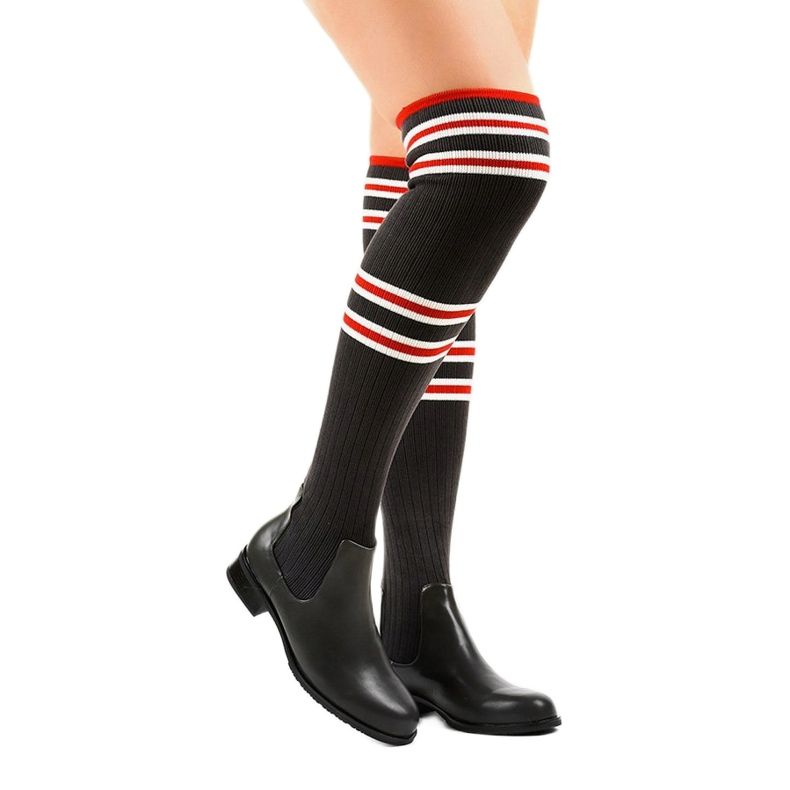 Chaussette mousquetaire grise FD-69 1