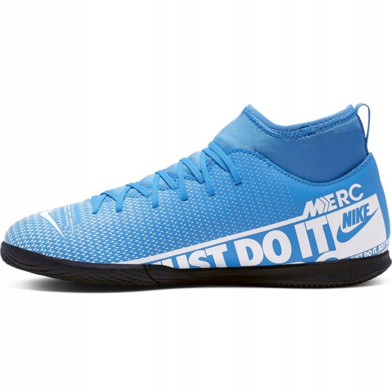Nike Mercurial Superfly 7 Club Ic Jr AT8153 414 chaussures de football multicolore bleu 1