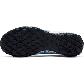 Nike Mercurial Superfly 7 Academy Tf Jr AT8143 414 chaussures de football multicolore bleu 6
