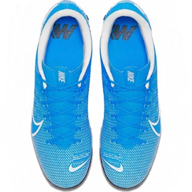 Nike Mercurial Vapor 13 Academy M Tf AT7996 414 chaussures de football multicolore bleu 3