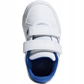 Chaussures Adidas AltaSport Cf I Jr D96844 blanc bleu 1