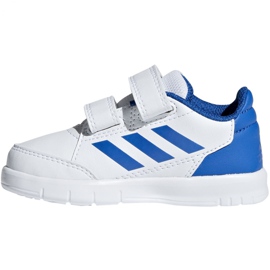 Chaussures Adidas AltaSport Cf I Jr D96844 blanc bleu 2
